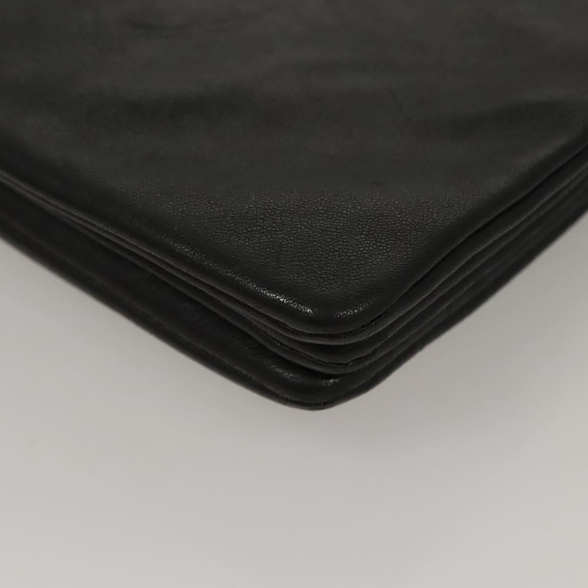 Celine Trio Crossbody Bag Leather, BLACK, LEATHER, Crossbody bag