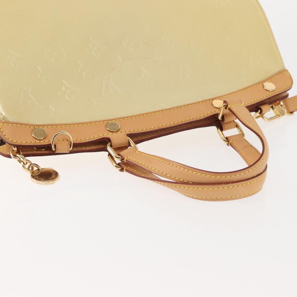 Louis Vuitton Brea Handbag Monogram Vernis, BEIGE, PATENT_LEATHER, Handbag