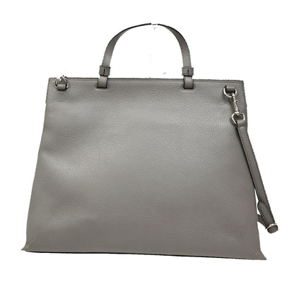 Gucci Bamboo Daily Top Handle Bag Leather, Gray, Leather, Shoulder Bag