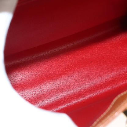 Celine Vintage Logo Top Handle Bag Leather, BROWN, LEATHER, Handbag