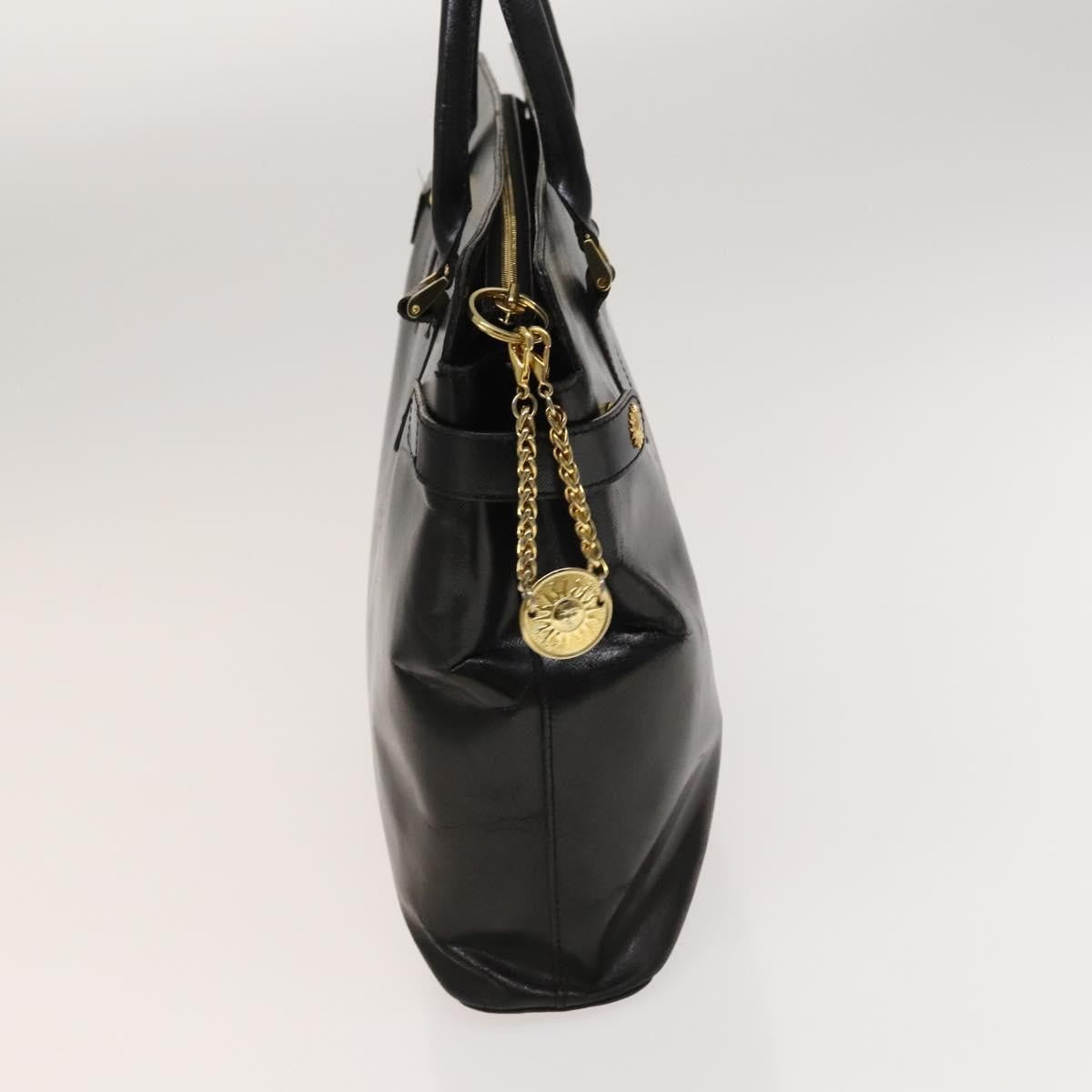 Versace Vintage Handbag Leather, BLACK, LEATHER, Handbag