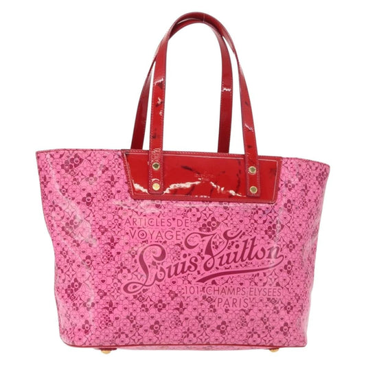 Louis Vuitton Voyage Tote Cosmic Blossom, PINK, PATENT_LEATHER, Tote bag