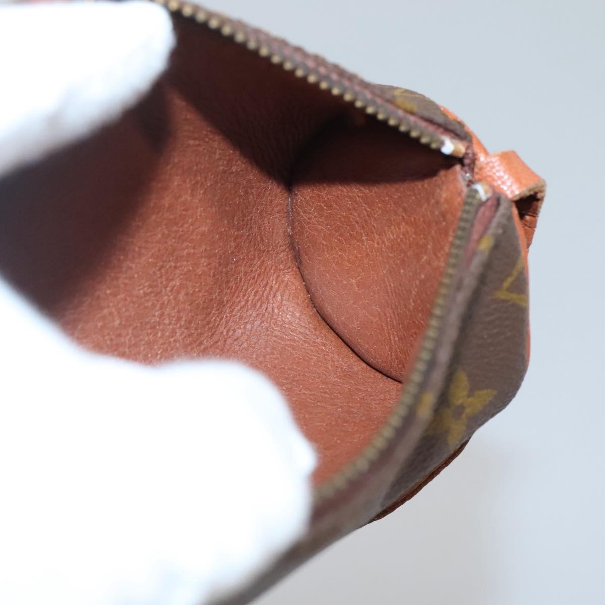 Louis Vuitton Papillon Pochette Monogram Canvas, BROWN, CANVAS, Clutche & pouche