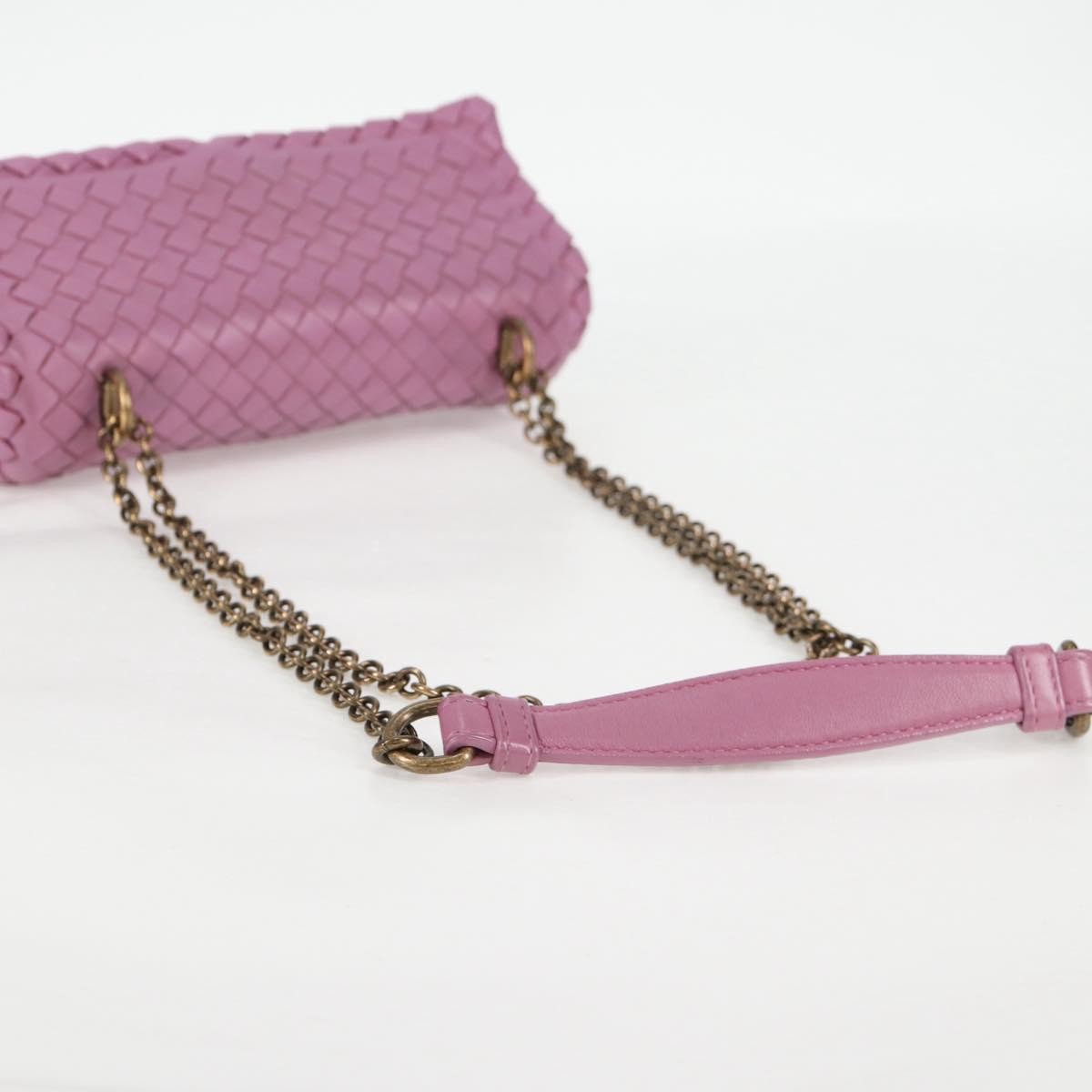 Bottega Veneta Olimpia Crossbody Bag Intrecciato Nappa, PURPLE, LEATHER, Crossbody bag