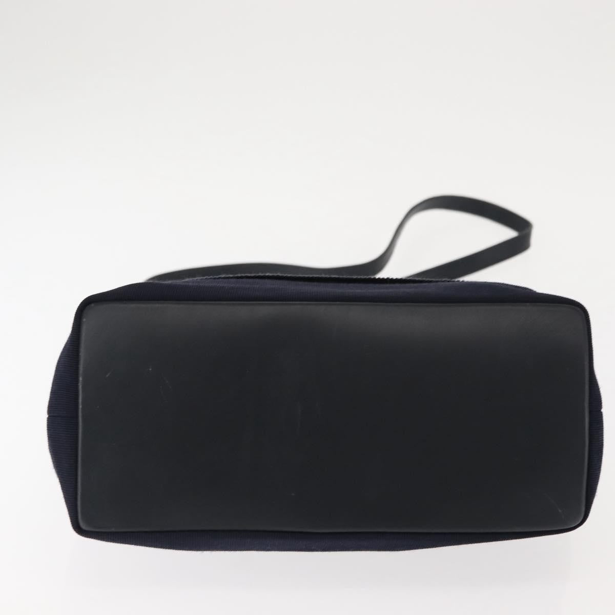 Salvatore Ferragamo Vala Handbag Canvas, NAVY, CANVAS, Handbag