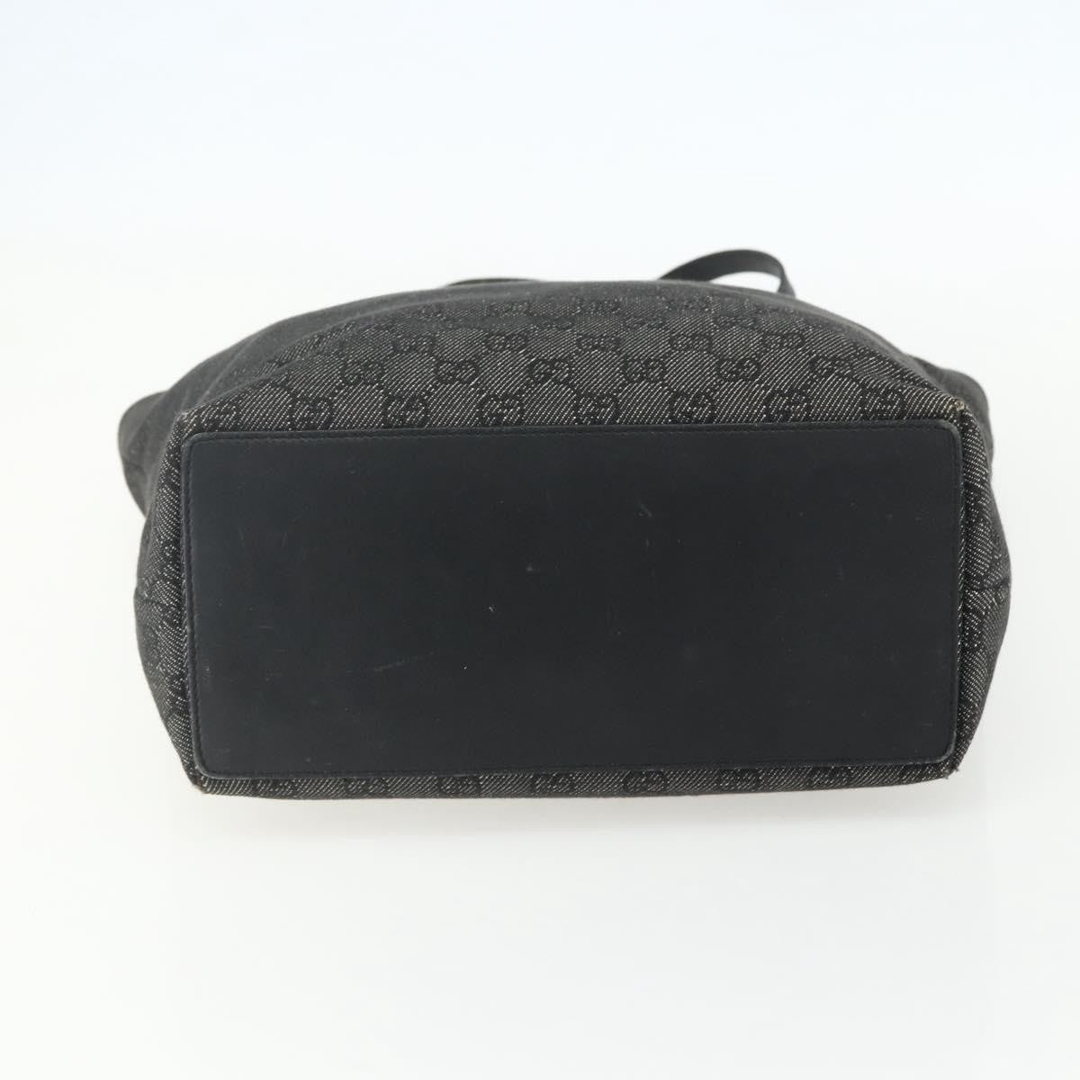 Gucci Vintage Bucket Shopping Tote GG Canvas, BLACK, CANVAS, Tote bag