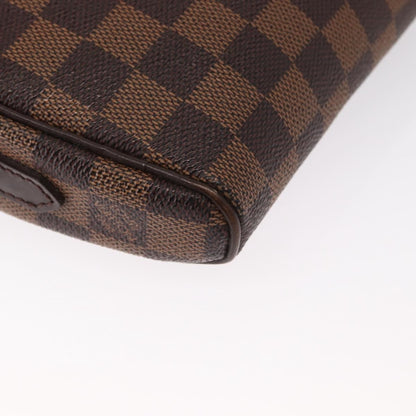 Louis Vuitton Ipanema Pochette Damier, BROWN, CANVAS, Clutche & pouche