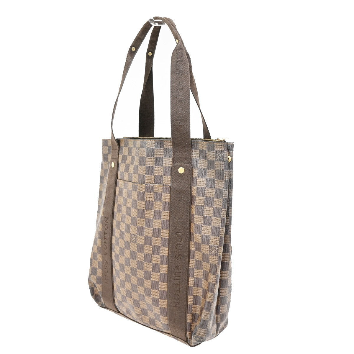 Louis Vuitton Cabas Beaubourg Damier, BROWN, CANVAS, Tote bag