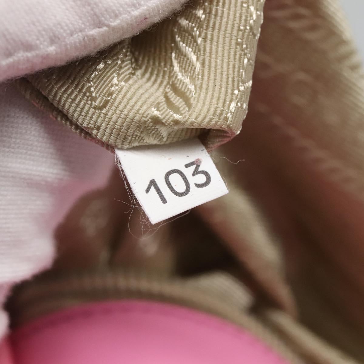 Prada Bow Tote Tessuto with Leather, PINK, NYLON, Tote bag