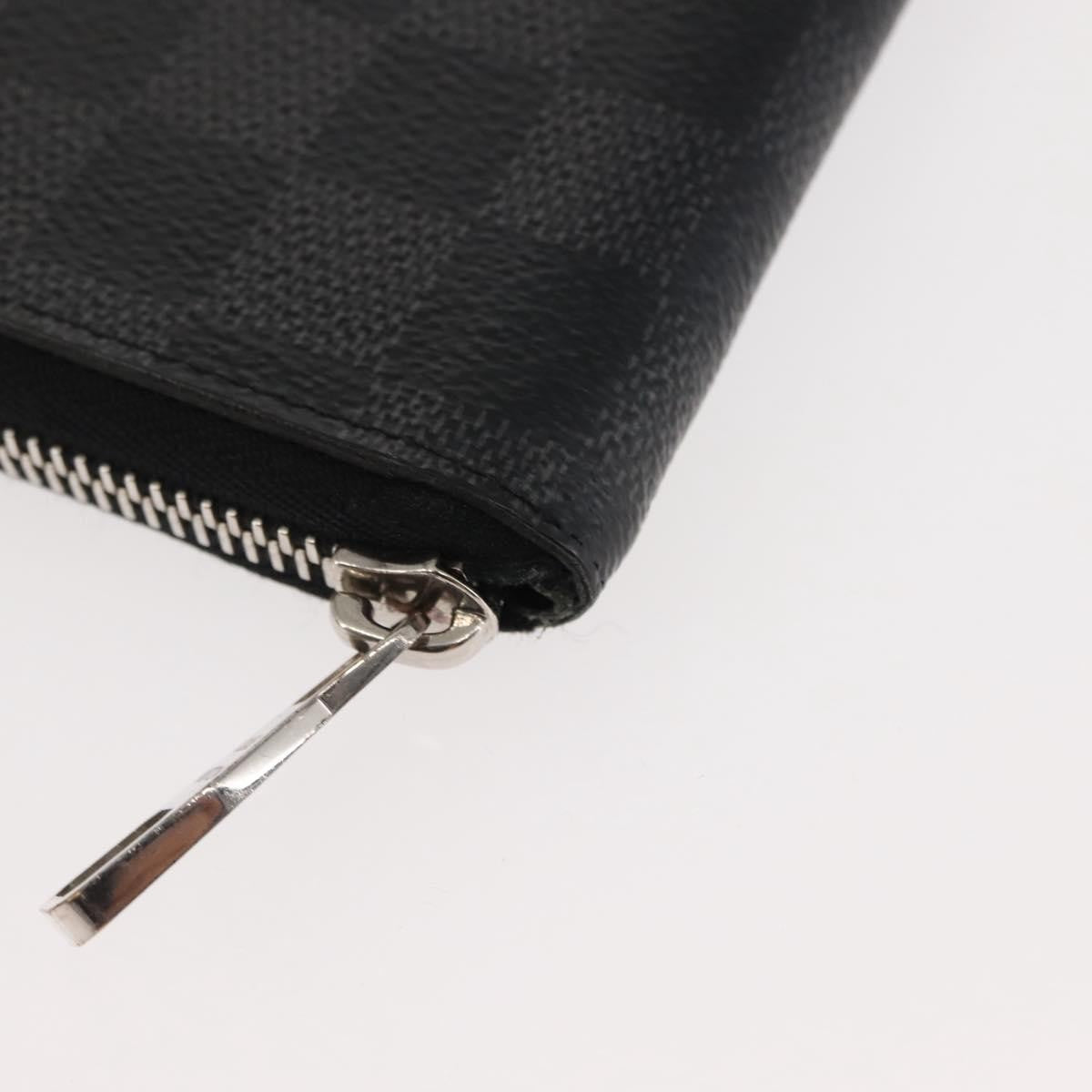 Louis Vuitton Zippy wallet vertical Damier Graphite, GRAY, CANVAS, Wallets