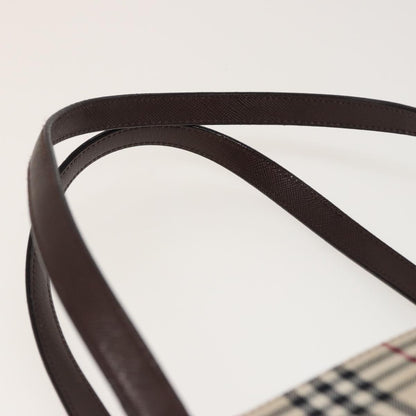 Burberry Nova Check Tote canvas check pattern, BEIGE, CANVAS, Tote bag