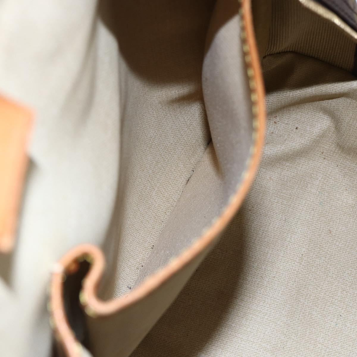 Louis Vuitton Deauville Handbag Monogram Canvas, BROWN, CANVAS, Handbag