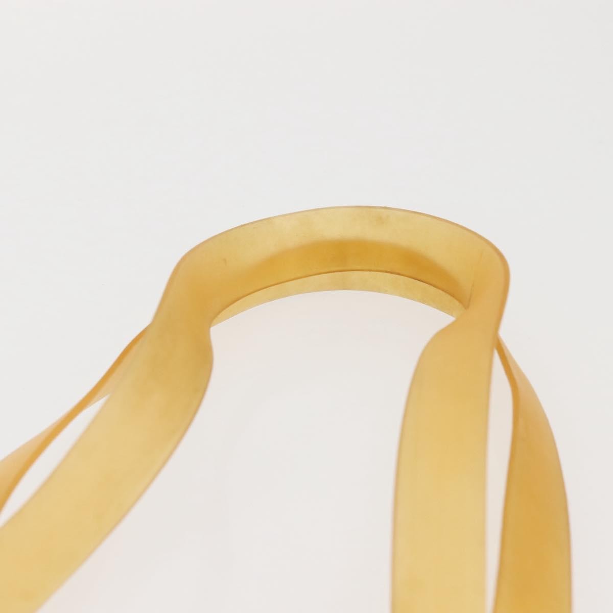 Chanel Jelly Tote Rubber, YELLOW, RUBBER, Tote bag