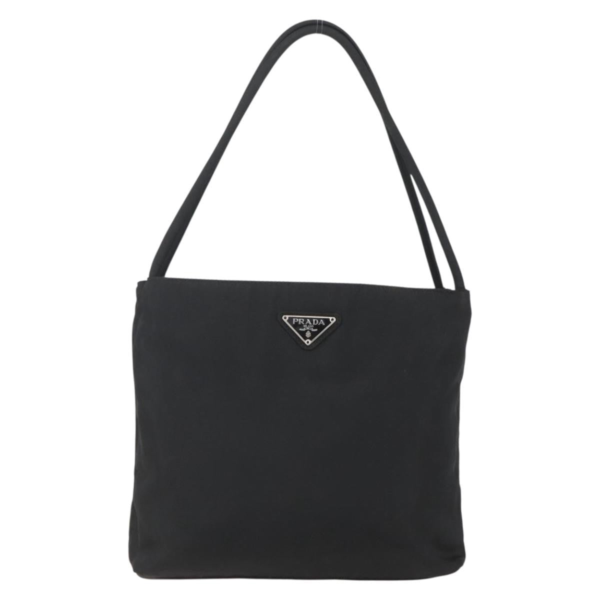 Prada Vintage Tote Tessuto, BLACK, NYLON, Tote bag