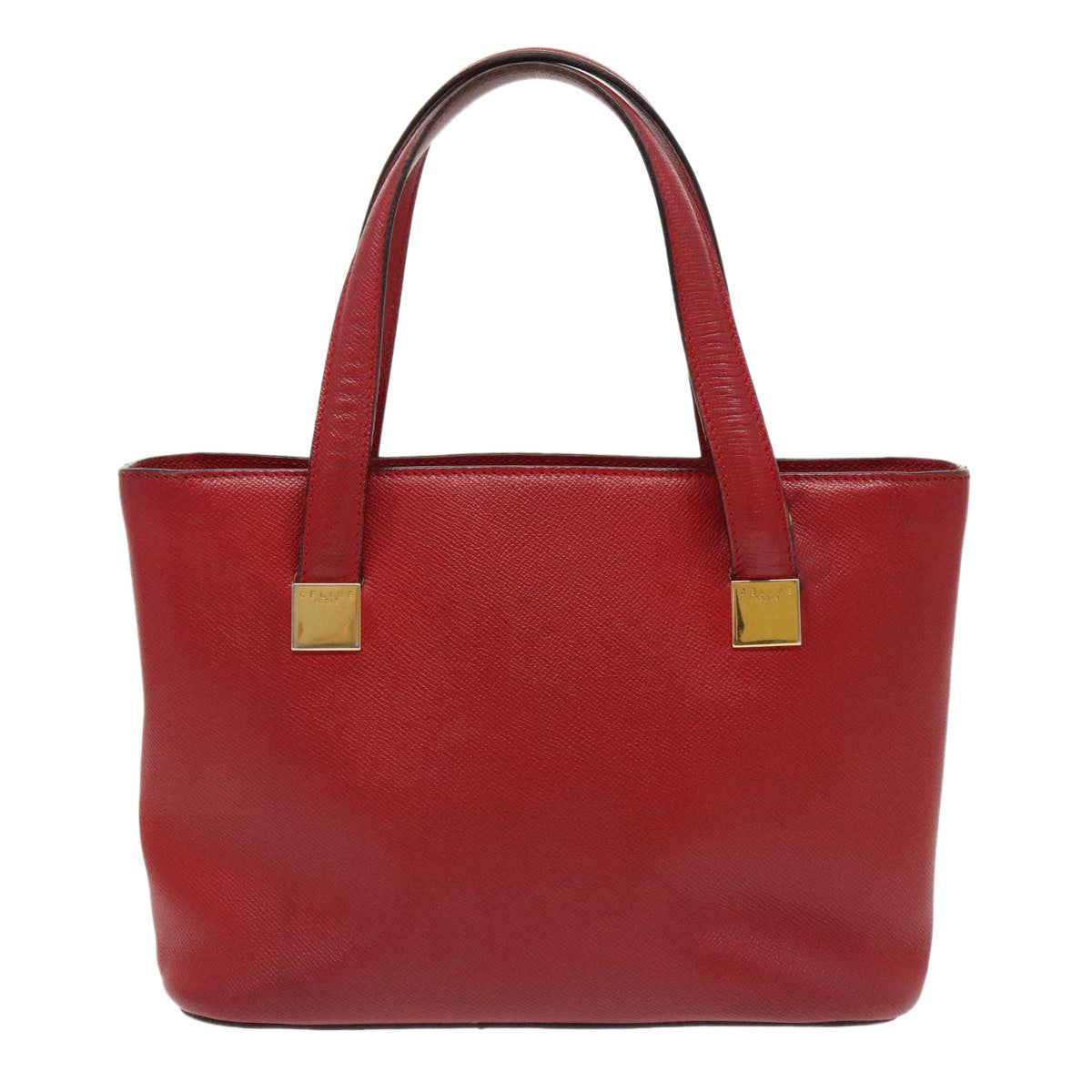 Celine Handbag Leather, RED, LEATHER, Handbag