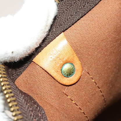 Louis Vuitton Keepall Bag Monogram Canvas, BROWN, CANVAS, Travel bag