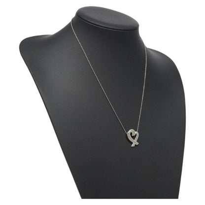 Tiffany & Co. Paloma Picasso Loving Heart Pendant Necklace Silver 925, SILVER, SILVER, Necklace