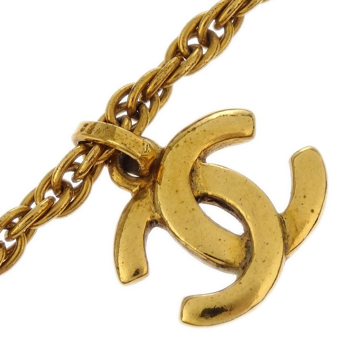 Chanel CC Pendant Necklace Metal, GOLD, GOLD_PLATED, Necklace