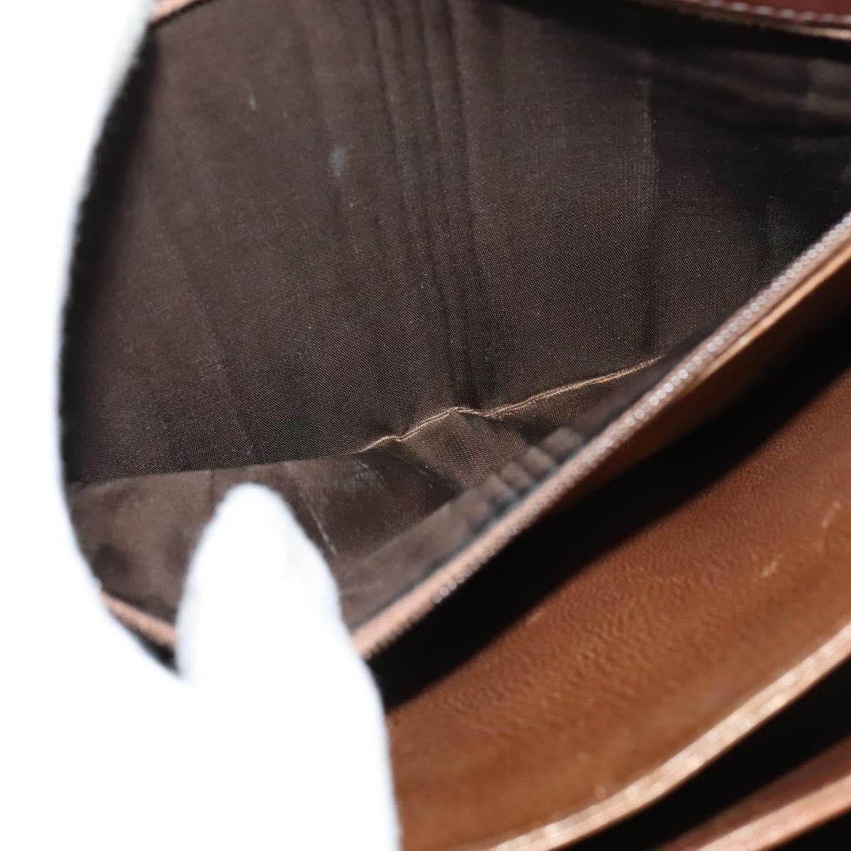 Celine Horse Carriage Shoulder bag Canvas and Leather, BEIGE, CANVAS, Shoulder bag