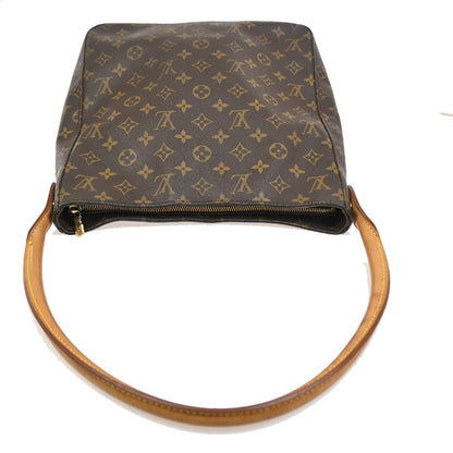 Louis Vuitton Monogram Looping Handbag Monogram Canvas, BROWN, CANVAS, Shoulder bag