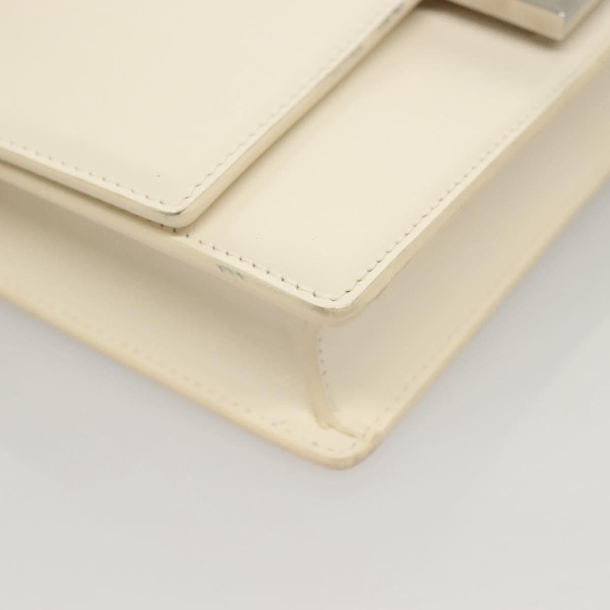 Givenchy 4G Chain Crossbody Bag Leather, WHITE, LEATHER, Crossbody bag