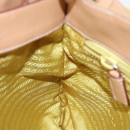 Prada Vintage Flap Messenger Bag Tessuto, YELLOW, NYLON, Shoulder bag