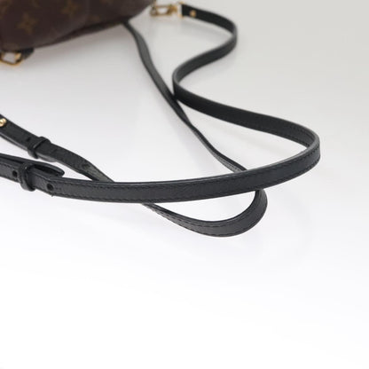 Louis Vuitton Palm Springs Backpack Monogram Canvas, BROWN, CANVAS, Backpack