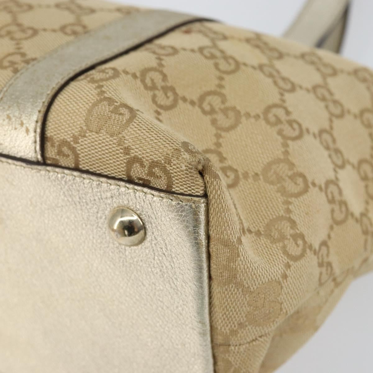 Gucci Abbey Tote GG Canvas, BEIGE, CANVAS, Tote bag