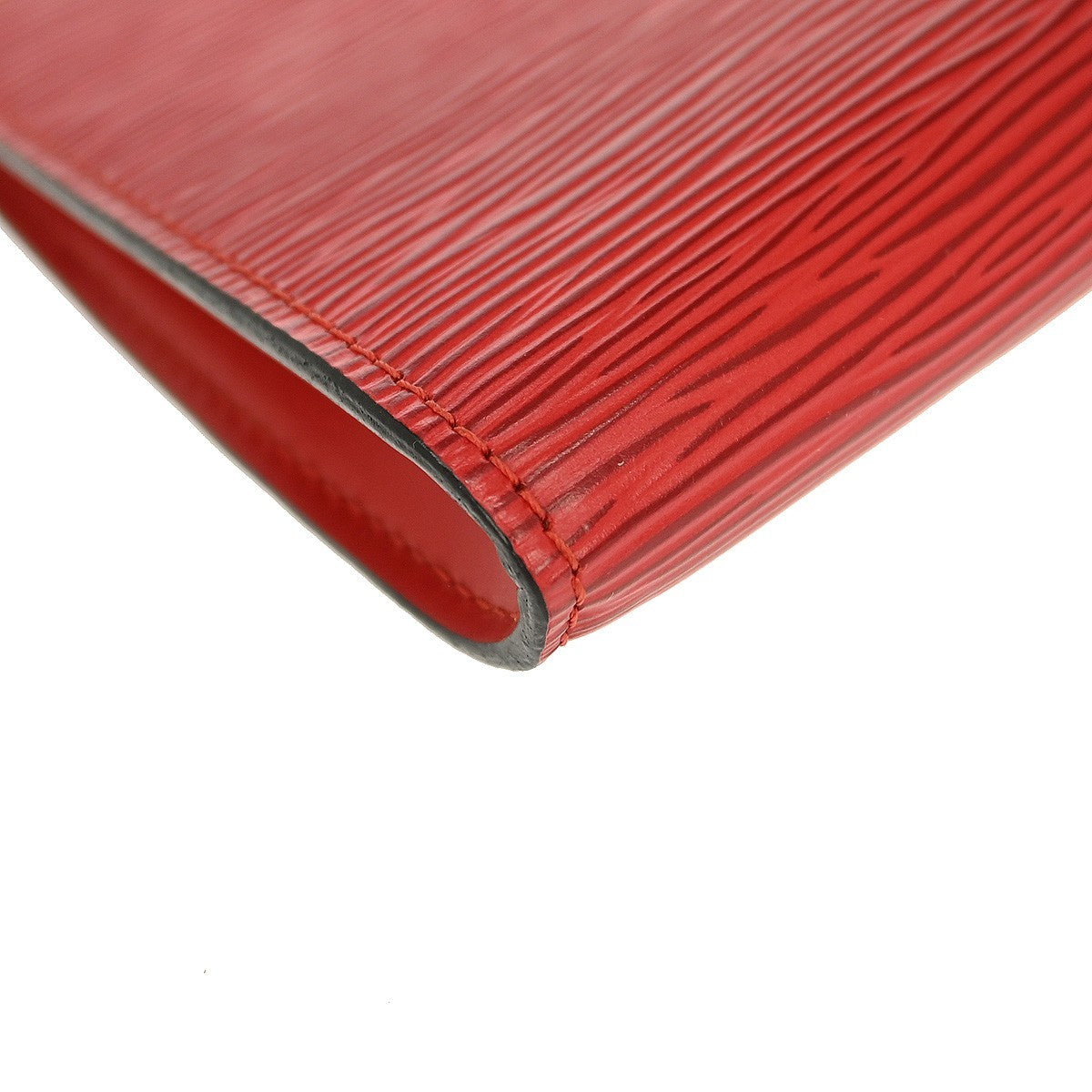 Louis Vuitton Pochette Accessoires Epi Leather, RED, LEATHER, Clutche & pouche