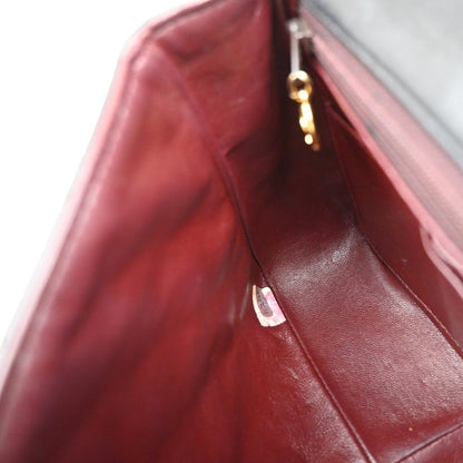 Chanel Vintage Square Classic Flap Bag Quilted Lambskin, BLACK, LEATHER, Shoulder bag