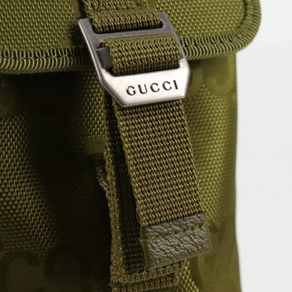 Gucci Off The Grid Shoulder Bag GG Econyl, GREEN, CANVAS, Shoulder bag