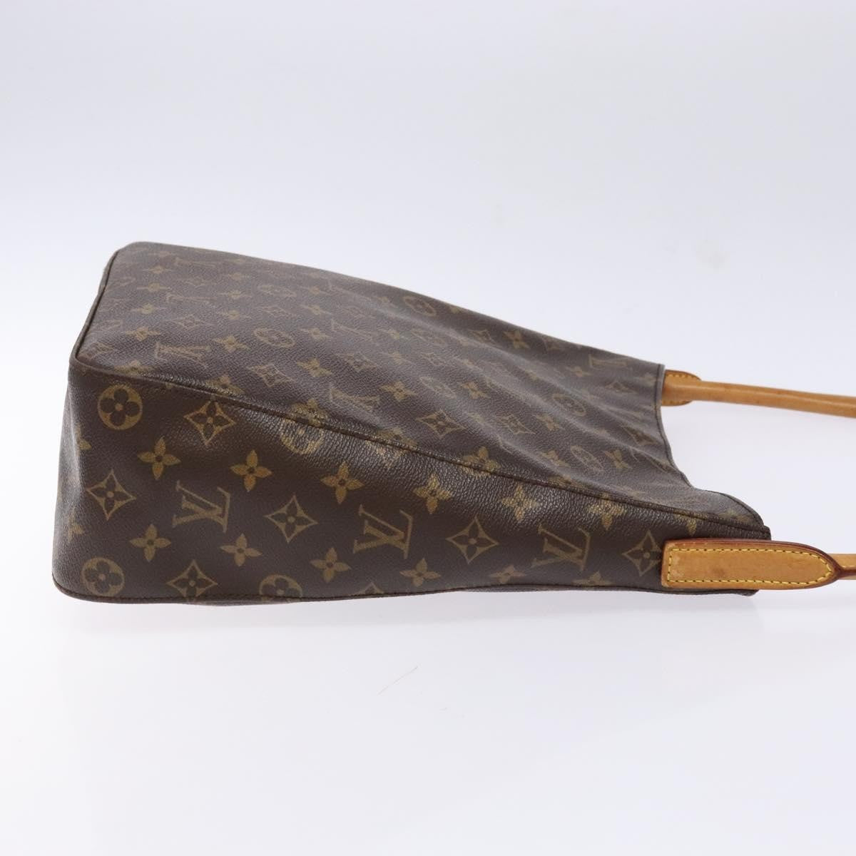 Louis Vuitton Looping Handbag Monogram Canvas, BROWN, CANVAS, Handbag