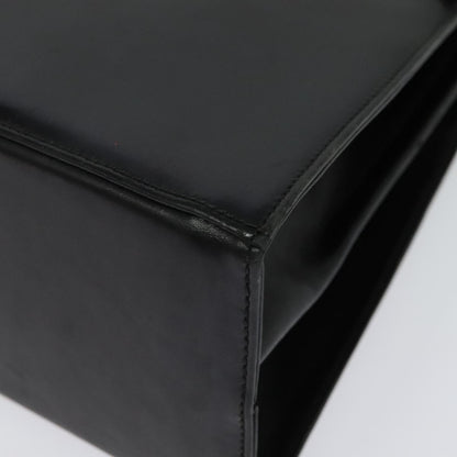 Salvatore Ferragamo Gancini Convertible Top Handle Bag Leather, BLACK, LEATHER, Handbag