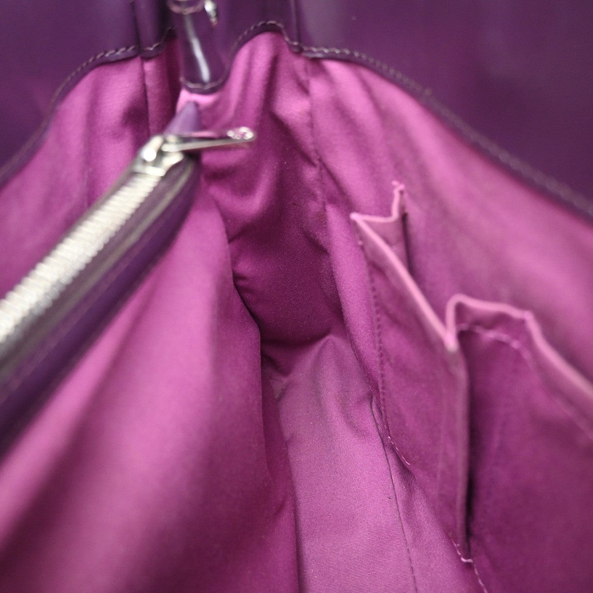 Louis Vuitton Passy Tote Epi Leather, PURPLE, LEATHER, Tote bag