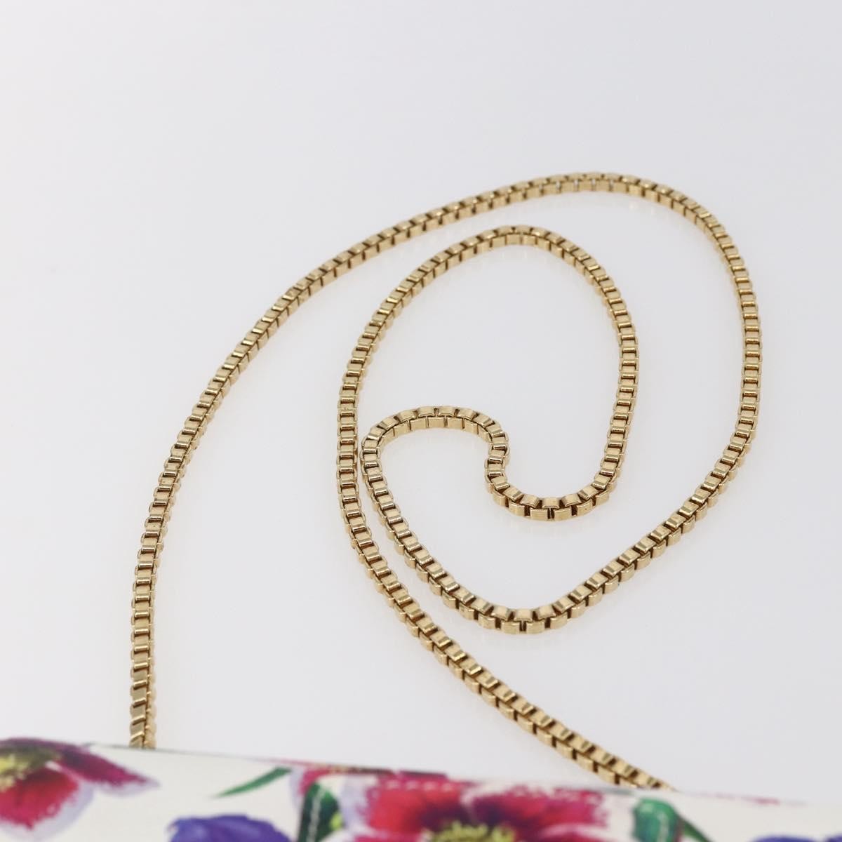 Salvatore Ferragamo Vintage Gancini Chain Shoulder Bag Canvas, MULTICOLOUR, CANVAS, Shoulder bag