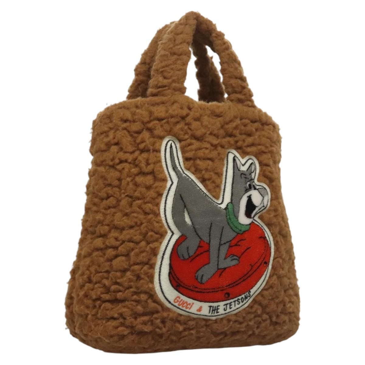 Gucci x The Jetsons Children's Tote Wool, BROWN, WOOL, Tote bag