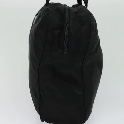 Prada Vintage Zip Handbag Tessuto, BLACK, NYLON, Handbag