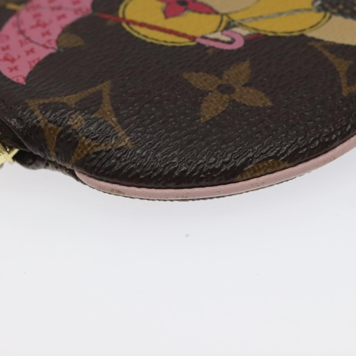 Louis Vuitton Round Coin Purse Limited Edition Monogram Canvas, BROWN, CANVAS, Wallets