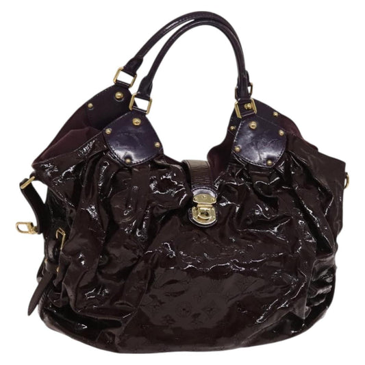 Louis Vuitton Surya Tote bag Mahina Patent Leather, PURPLE, CANVAS, Tote bag