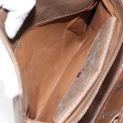 Gucci Vintage Shoulder Bag Leather, BROWN, LEATHER, Shoulder bag