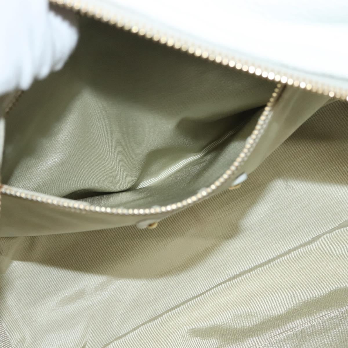 Loewe Chain Roller Handbag Leather, WHITE, LEATHER, Shoulder bag