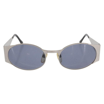 Chanel Logo CC Sunglasses Metal, SILVER, METAL, Sunglasse