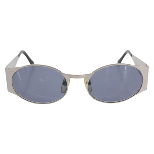 Chanel Logo CC Sunglasses Metal, SILVER, METAL, Sunglasse