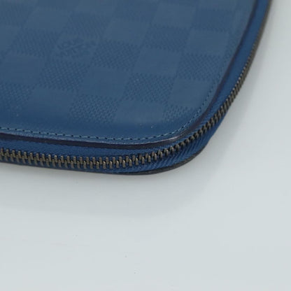Louis Vuitton Atoll Organizer Wallet Damier Infini Leather, BLUE, LEATHER, Wallets