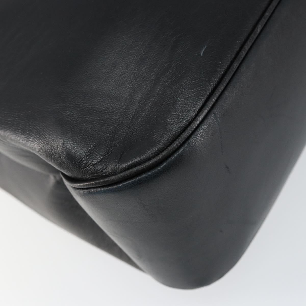 Salvatore Ferragamo Vala Shoulder Bag Leather, BLACK, LEATHER, Tote bag