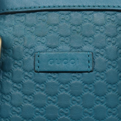 Gucci Convertible Dome Satchel Guccissima Leather, TURQUOISE, LEATHER, Handbag