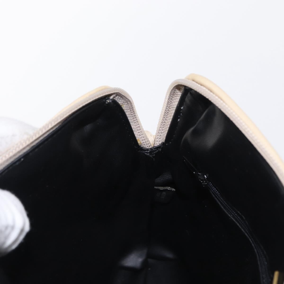 Bally Vintage Chain Shoulder Bag Quilted Leather, BEIGE, LEATHER, Shoulder bag