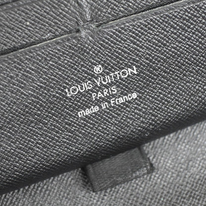 Louis Vuitton Zippy Organizer Epi Leather, BLACK, LEATHER, Wallets