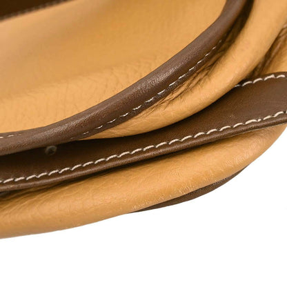 Loewe Anagram Shoulder Bag Leather, BROWN, LEATHER, Shoulder bag