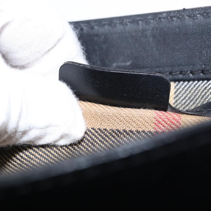 Burberry Bridle Abbott Crossbody Bag Leather, BLACK, LEATHER, Shoulder bag